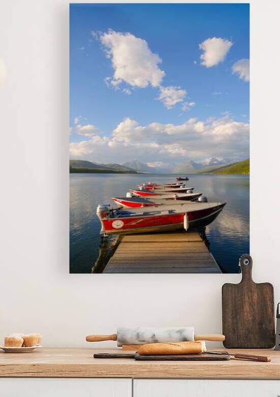 Lake Mcdonald at Golden Hour by Brad Millett Photography