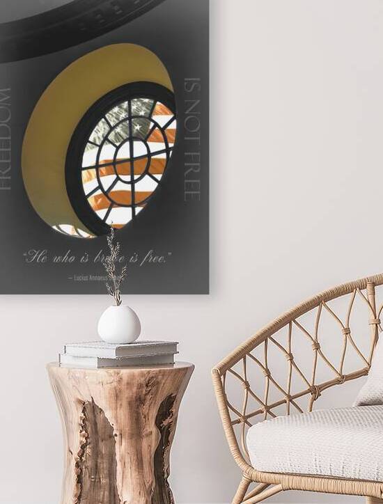 Williamsburg Freedom is Not Free Capitol Window by Norma Brandsberg Photography