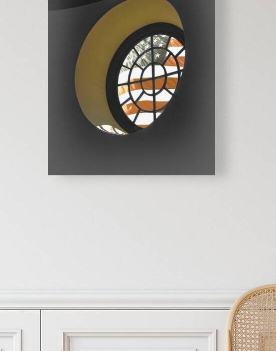 Williamsburg Capitol Window and Flag by Norma Brandsberg Photography