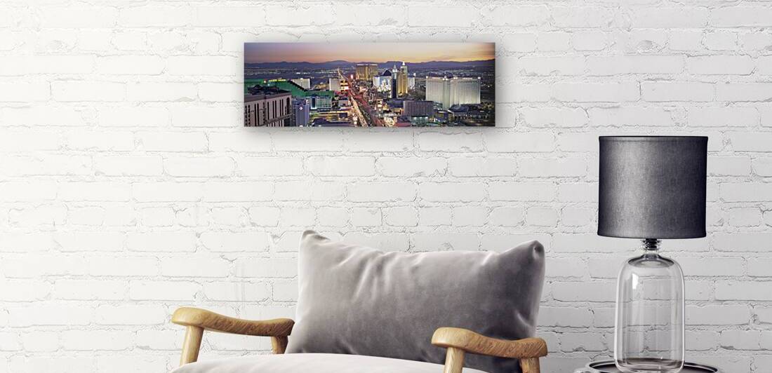 The Strip at twilight Las Vegas Nevada USA 63362 by Panoramic Images