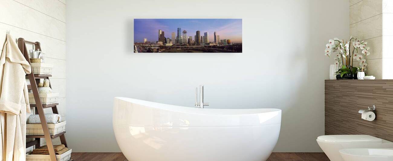 Twilight Houston Texas USA 13884 by Panoramic Images