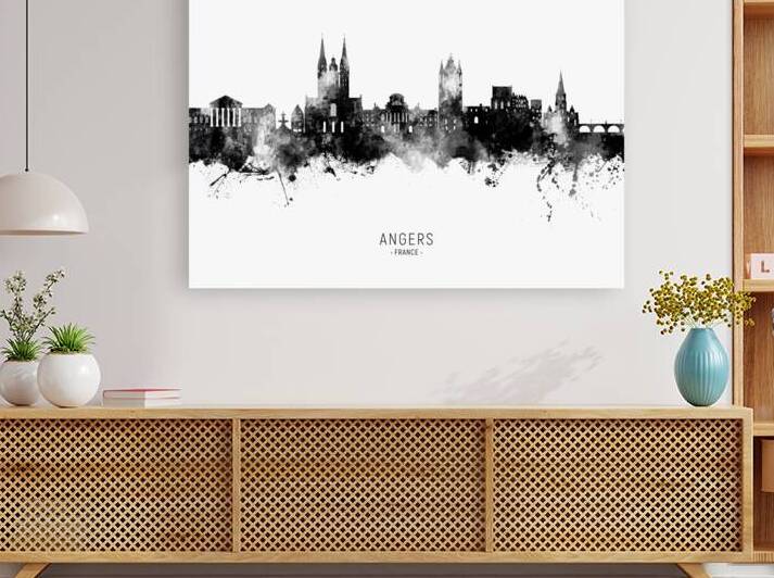 Angers France Skyline by Michael Tompsett