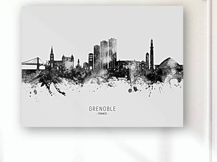 Grenoble France Skyline by Michael Tompsett