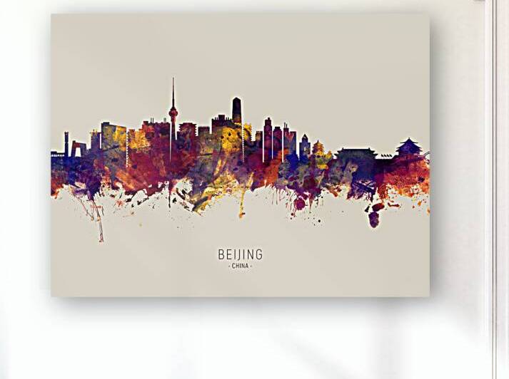 Beijing China Skyline by Michael Tompsett