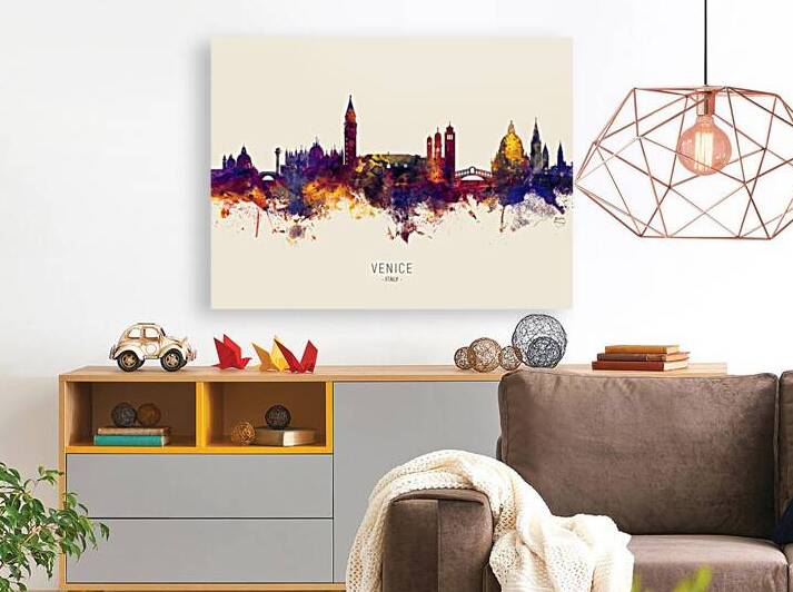 Venice Italy Skyline by Michael Tompsett