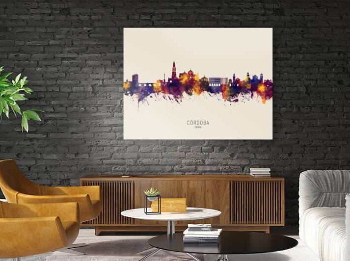 Cordoba Spain Skyline by Michael Tompsett