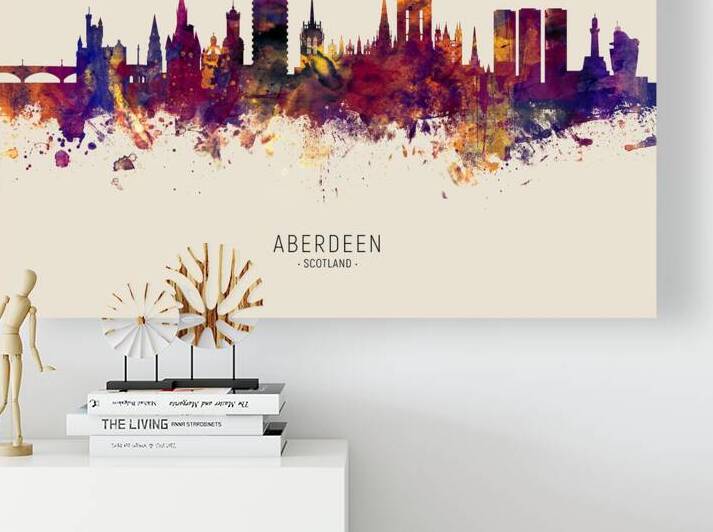 Aberdeen Scotland Skyline by Michael Tompsett