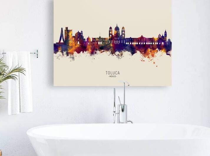 Toluca Skyline Mexico by Michael Tompsett