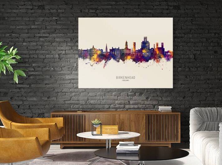 Birkenhead England Skyline by Michael Tompsett