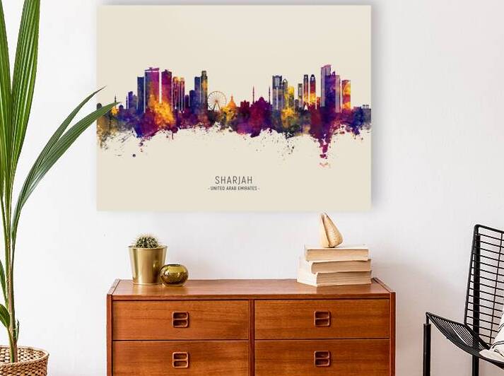 Sharjah Skyline by Michael Tompsett