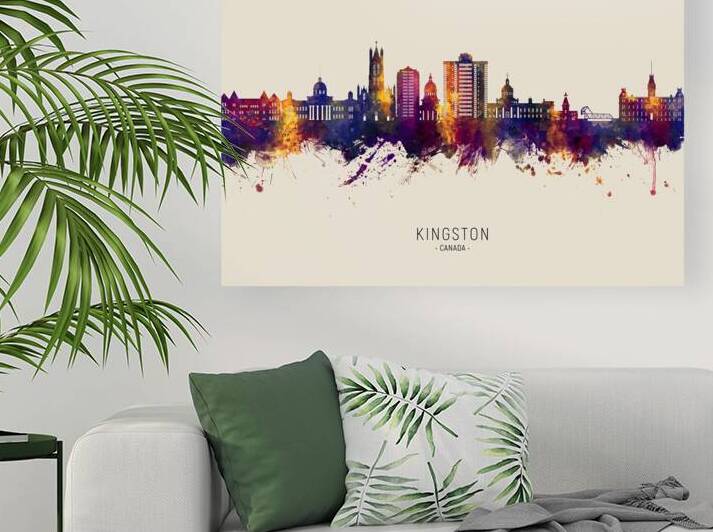 Kingston Canada Skyline by Michael Tompsett