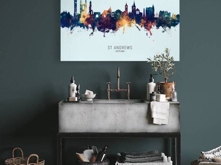 St Andrews Scotland Skyline by Michael Tompsett