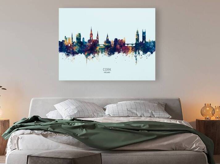 Cork Ireland Skyline by Michael Tompsett