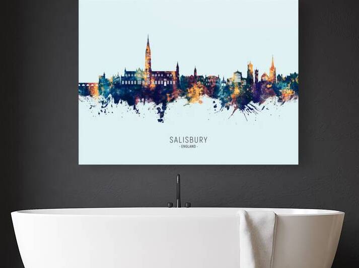 Salisbury England Skyline by Michael Tompsett
