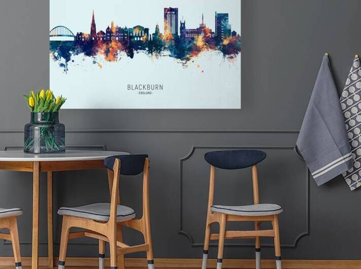 Blackburn England Skyline by Michael Tompsett