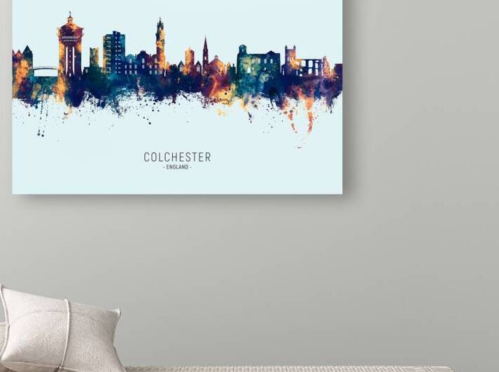 Colchester England Skyline by Michael Tompsett