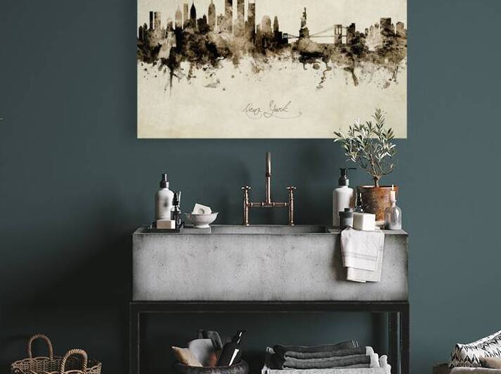 New York Skyline by Michael Tompsett