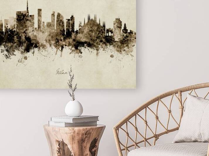 Milan Italy Skyline by Michael Tompsett