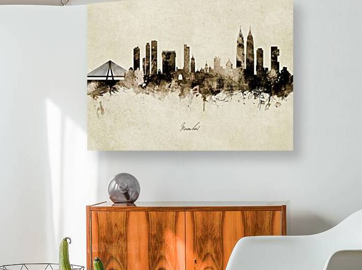 Mumbai Skyline India Bombay by Michael Tompsett