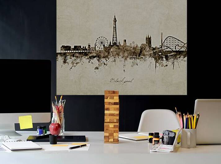 Blackpool England Skyline by Michael Tompsett