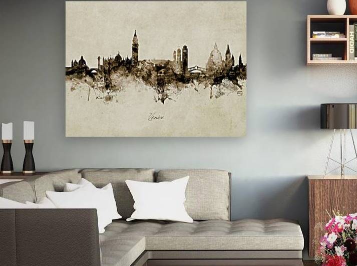 Venice Italy Skyline by Michael Tompsett