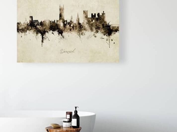 Warwick England Skyline by Michael Tompsett