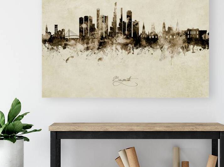 Bogota Colombia Skyline by Michael Tompsett