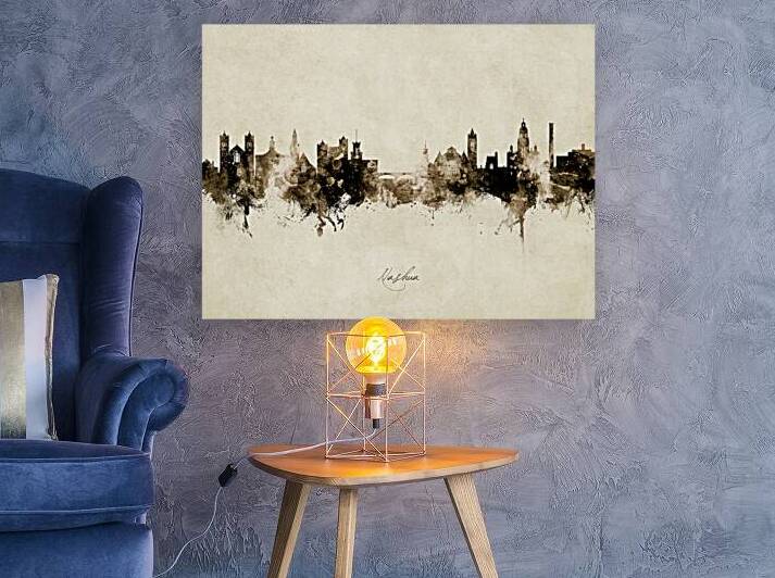 Nashua New Hampshire Skyline by Michael Tompsett