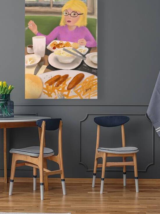 Au restaurant entre amis by KaRay Illustrations