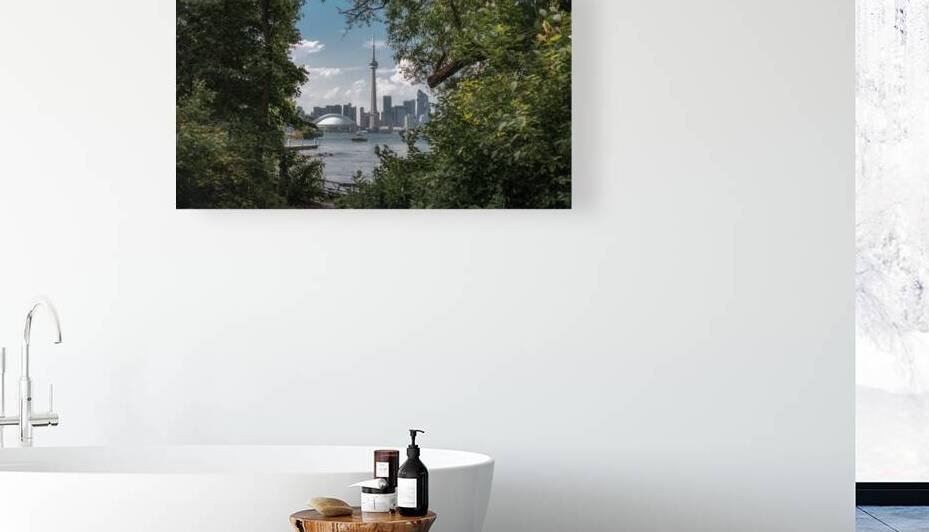 Urban Nature | Toronto Cityscape Through Green Foliage by Dutch Photographer