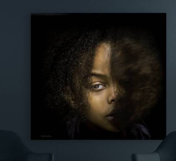 10289 Portrait of a Young Protester  by John Gilsenan 