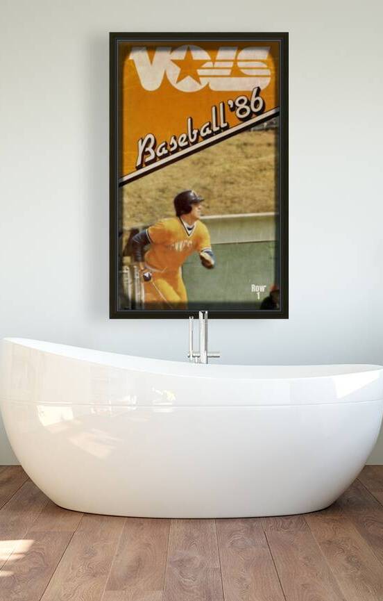 1986 Tennessee Vols Baseball Art by Row One Brand