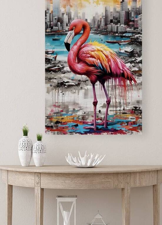 Flamingo In The City 2024 06 25 17 48 08 by Magikheart