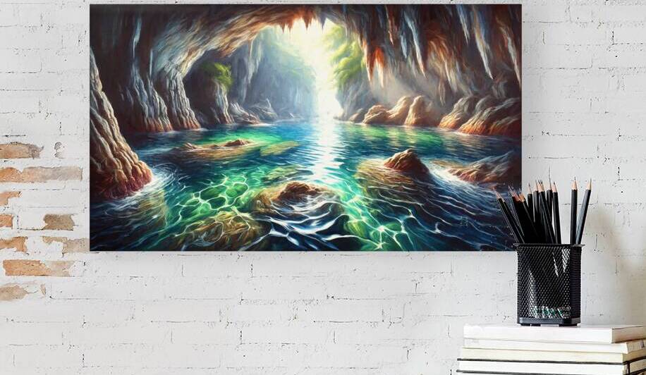 Light in the Cave - GIA2401-0248-OIL by JordiCarrio