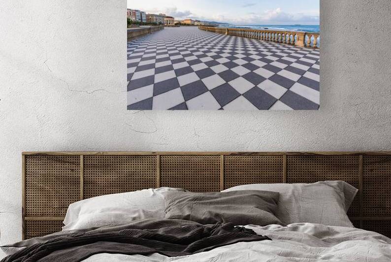 Livorno Italy. Famous Mascagni Terrace - Terrazza Mascagni - wi by Paolo Modena