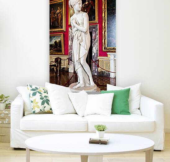 Venus statue by scultor Antonio Canova. White marble classic fe by Paolo Modena