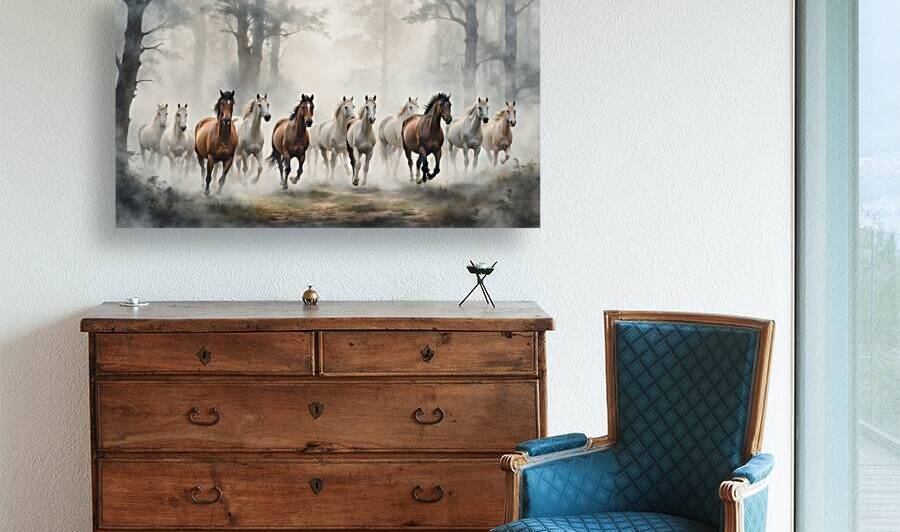 Galloping Through Waves | Visual Sketches | Art Portfolio by Visualsketches