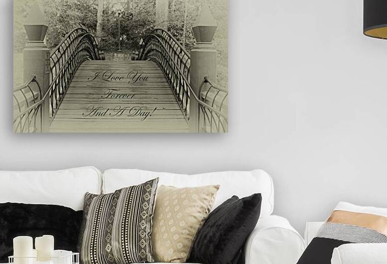 Williamsburg Crim Dell Bridge Love Forever by Norma Brandsberg Photography