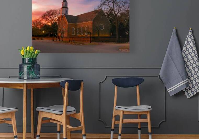 Bruton Parish Church Sunset by Norma Brandsberg Photography