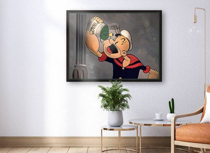 Downing a Can of Spinach by Row One Brand