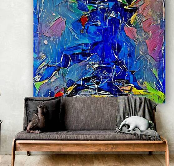 The Blue Cascade by Luciano