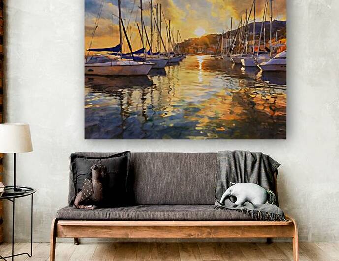 Riviera Sunset by Pabodie Art