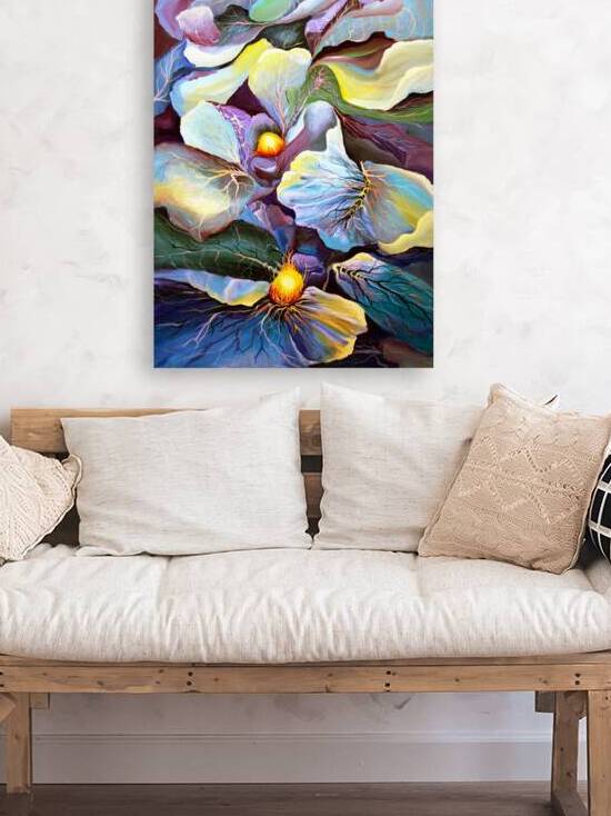 Energy of Bloom – Abstract Botanical Awakening by Nisuris Art