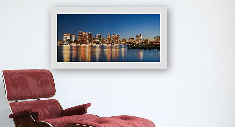 Boston Harbor Panorama by dbg photo