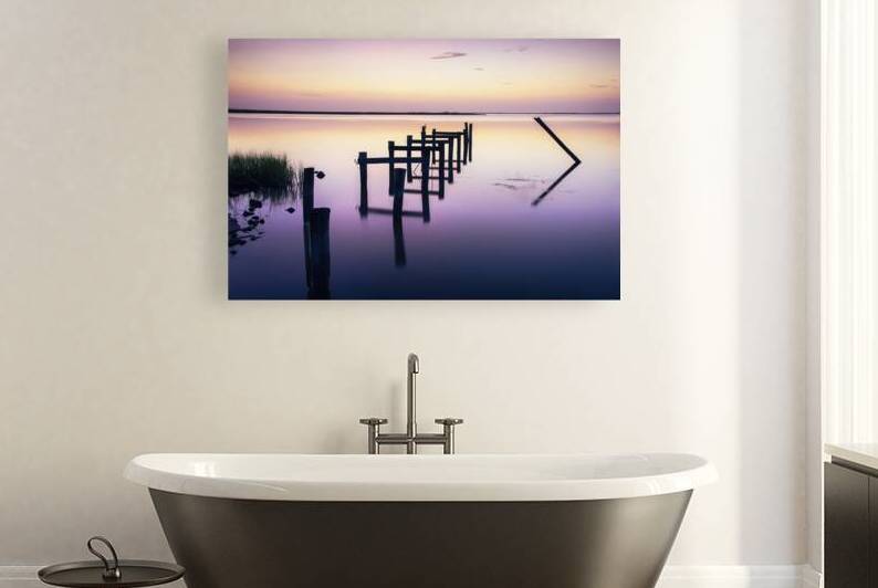 Sunrise over Chef Menteur Pass by Andy Crawford