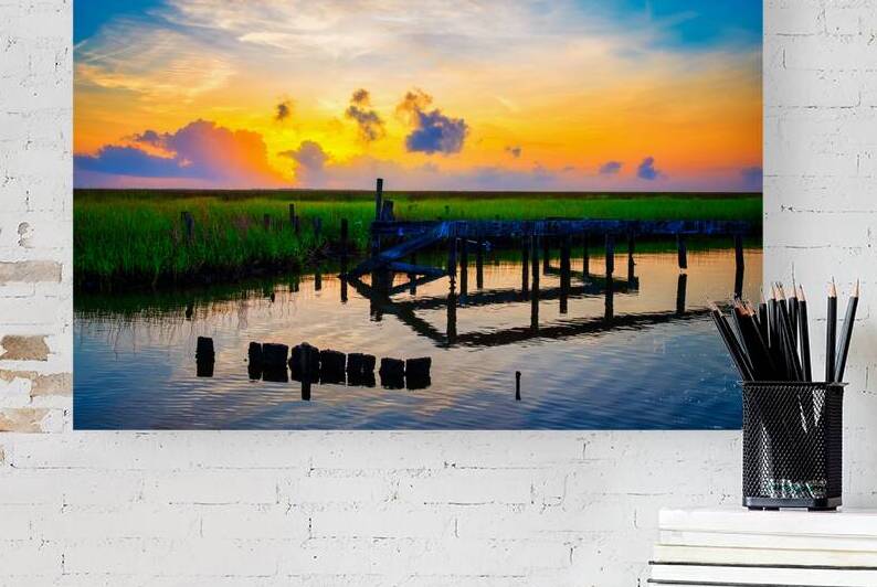 Marsh Sunrise by Andy Crawford