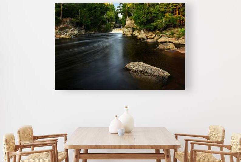 Below Flume Falls by Andy Crawford