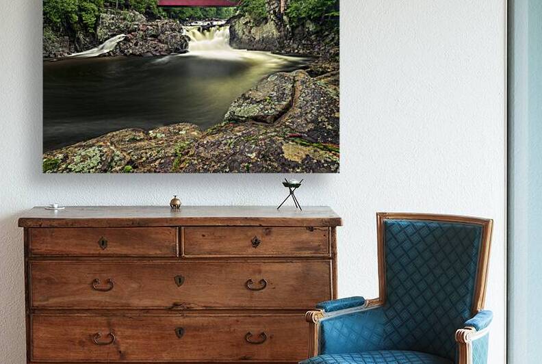 Bridge Over Hulls Falls by Andy Crawford