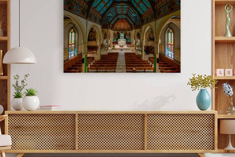 St. John Baptist Catholic Church of Plattsburgh New Yrk by Andy Crawford