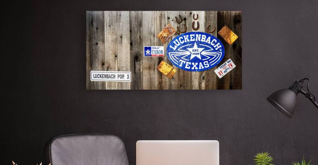 Welcome to Luckenbach by Andy Crawford